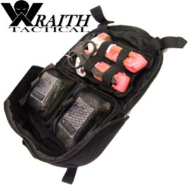 Wraith Tactical CARR Pack Medical Bag Small Black Filled