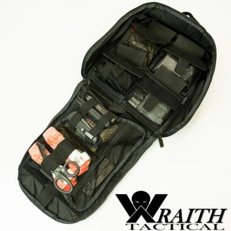 Wraith Tactical CARR Pack GEN 3 Utility Bag Large Black With Contents