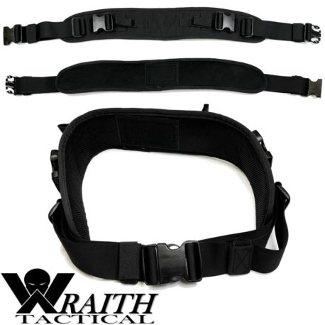 Wraith Tactical CARR Pack Hip Belt Black