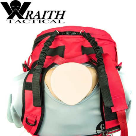Wraith Tactical CARR Pack Gen 2 Red With Bungee Straps 1
