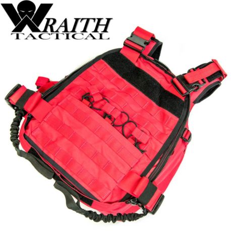 Wraith Tactical CARR Pack Gen 2 Red With Bungee Straps 2